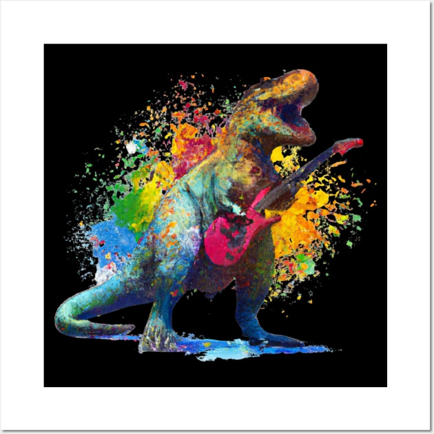 T-Rex Rocker Wall Art by RockReflections